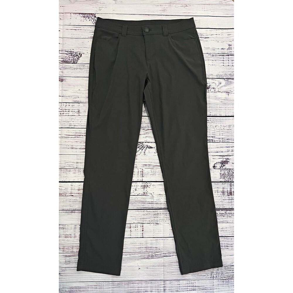 Eddie Bauer Horizon Guide Pants Dark Gray Nylon Spandex Hiking Outdoor 8